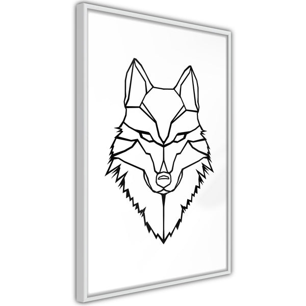 Poster - Wolf Look  - wit