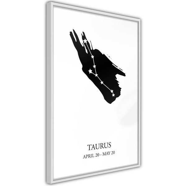 Poster - Zodiac: Taurus I  - wit