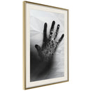 Poster - Electrifying Touch  - goud passepartout