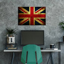 Union Jack Framed Canvas schilderij Print