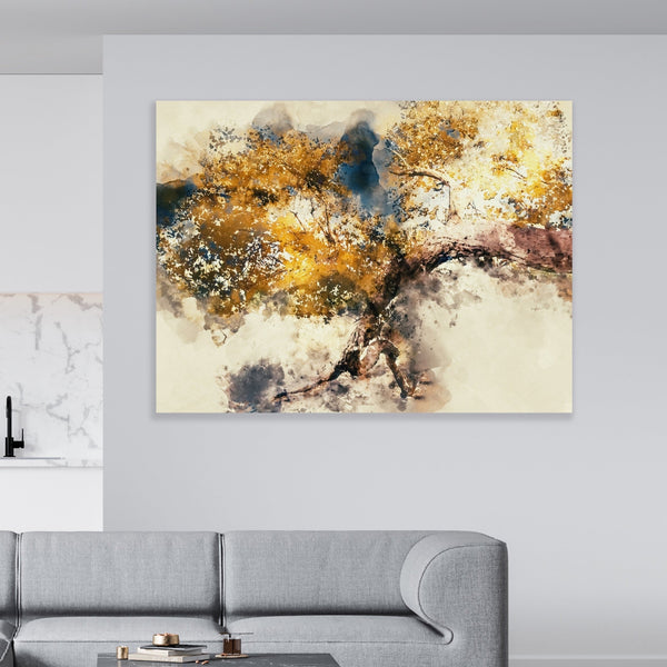 Abstract Tree Canvas schilderij
