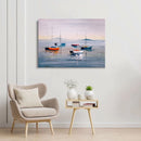 Boats On The Lake Canvas schilderij