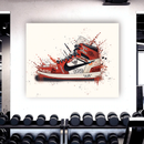 Hustle & Grind Hightop Canvas schilderij