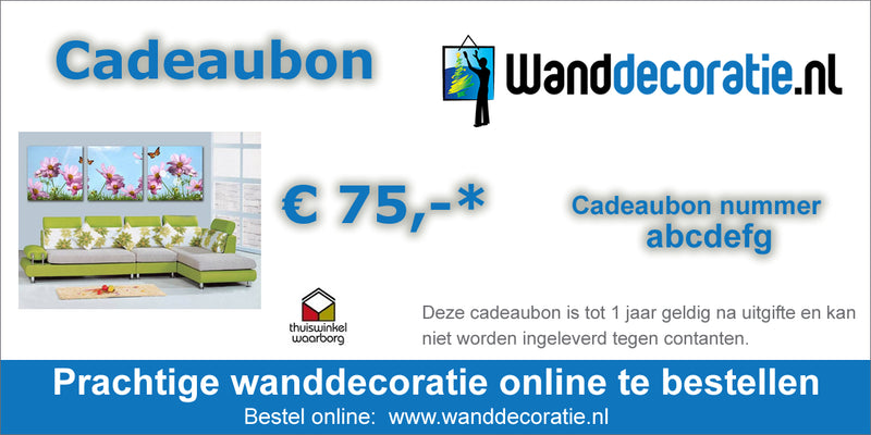 Cadeaubon 75 Euro