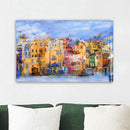 Colourful Casas Canvas schilderij