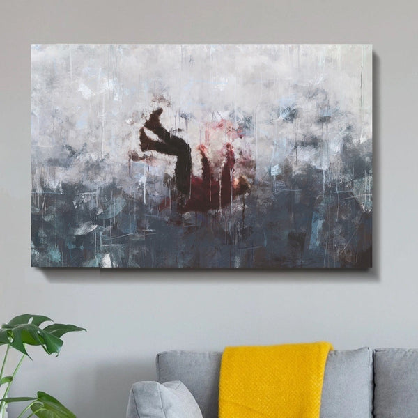 Falling Away Canvas schilderij