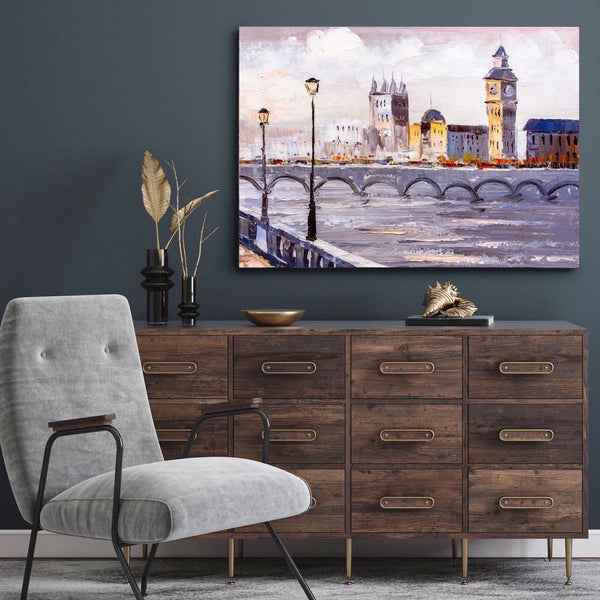 The River Canvas schilderij
