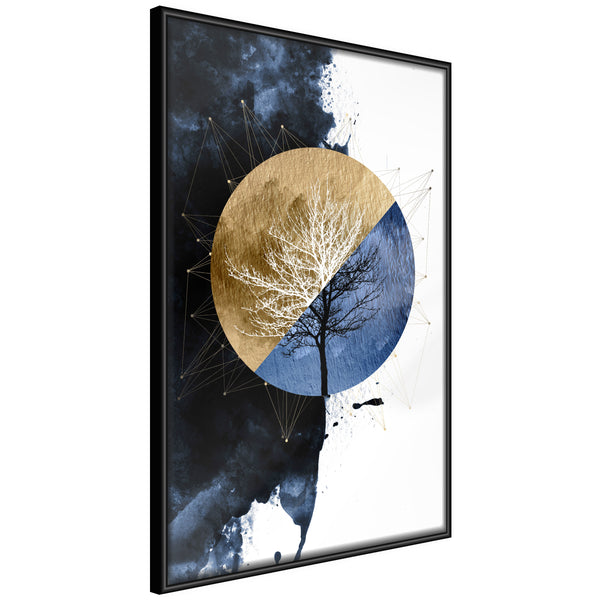 Poster - Harmony of Opposites  - zwart