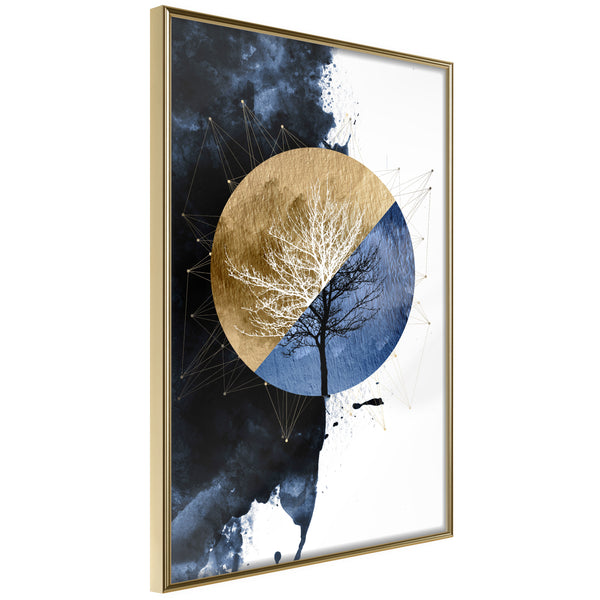 Poster - Harmony of Opposites  - goud