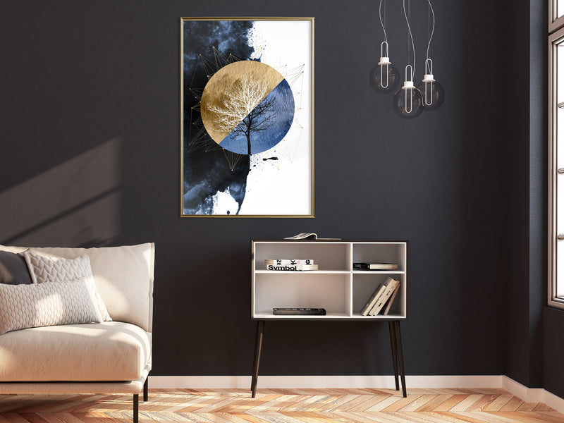 Poster - Harmony of Opposites  - goud