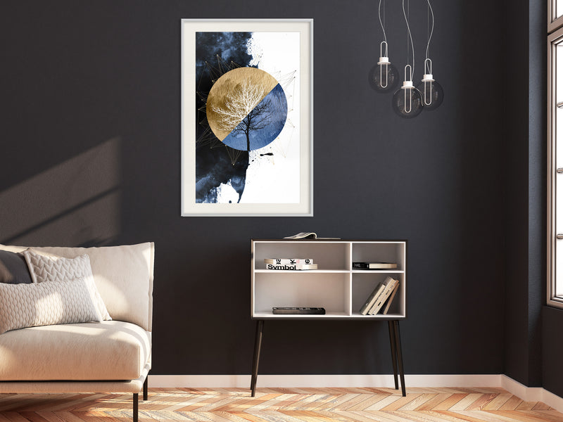 Poster - Harmony of Opposites  - wit passepartout
