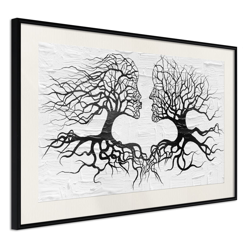 Poster - Like the Old Trees  - zwart passepartout