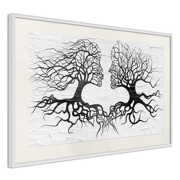 Poster - Like the Old Trees  - wit passepartout