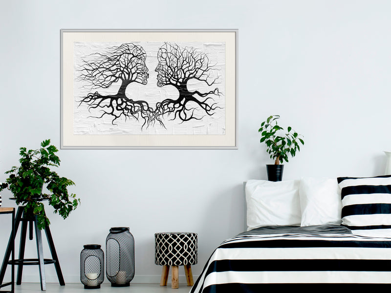 Poster - Like the Old Trees  - wit passepartout