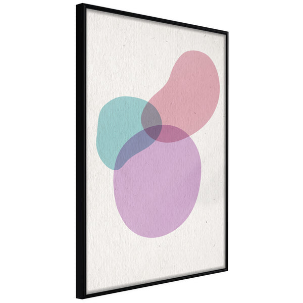 Poster - Pastel Sets I  - zwart