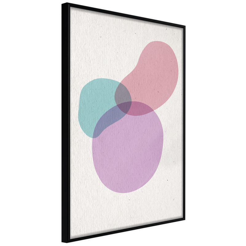 Poster - Pastel Sets I  - zwart