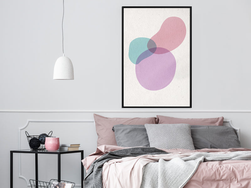 Poster - Pastel Sets I  - zwart