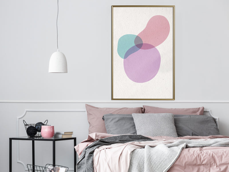 Poster - Pastel Sets I  - goud