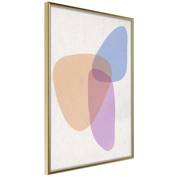 Poster - Pastel Sets II  - goud