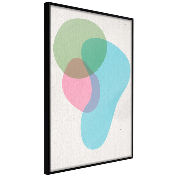 Poster - Pastel Sets III  - zwart