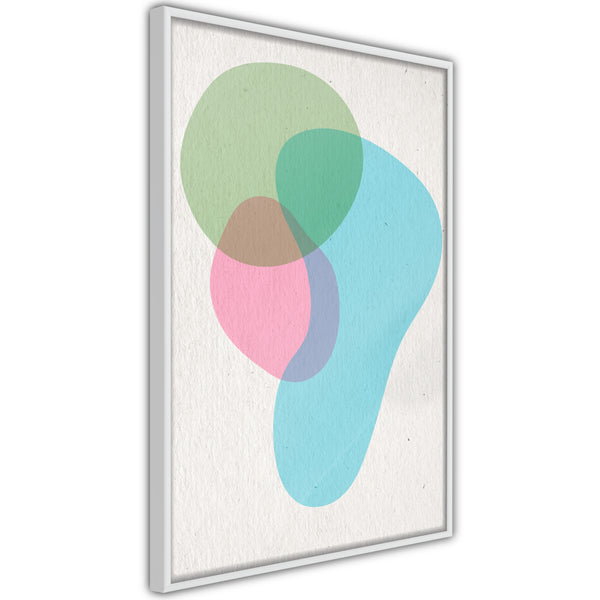Poster - Pastel Sets III  - wit