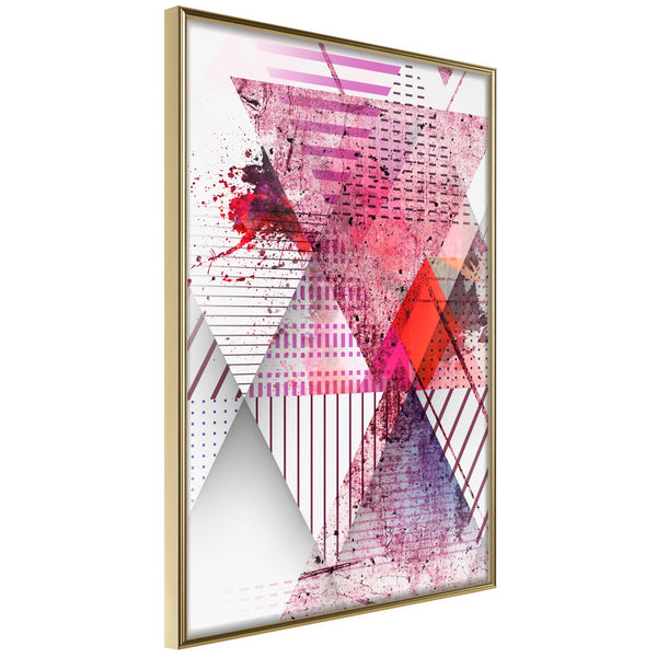 Poster - Patchwork I  - goud