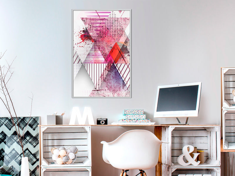 Poster - Patchwork I  - wit