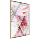 Poster - Patchwork II  - goud