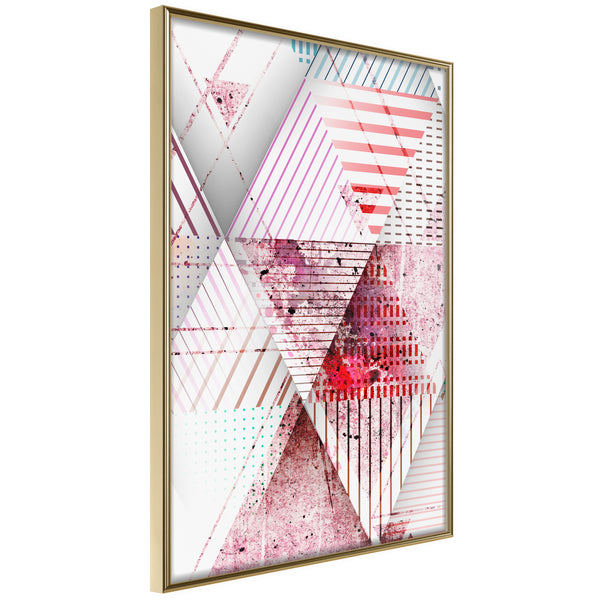Poster - Patchwork II  - goud