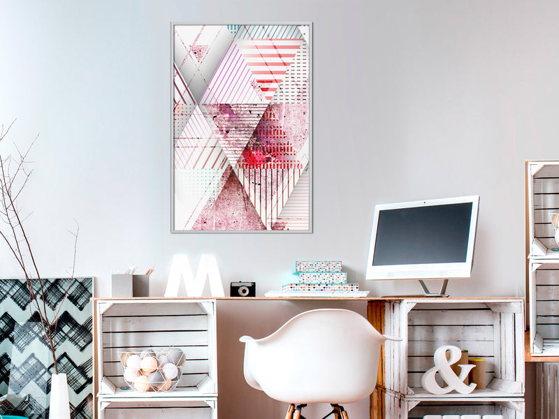 Poster - Patchwork II  - wit
