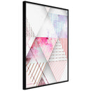 Poster - Patchwork III  - zwart