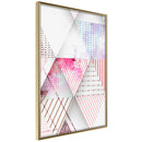 Poster - Patchwork III  - goud