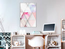 Poster - Patchwork III  - wit