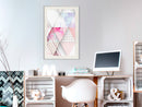 Poster - Patchwork III  - wit passepartout