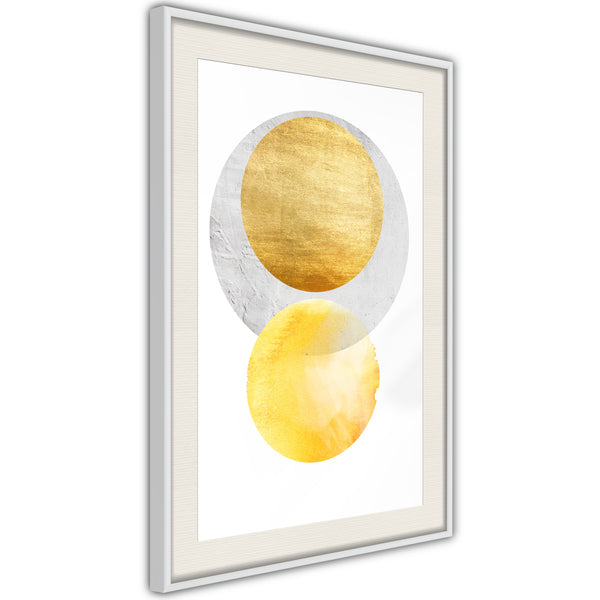 Poster - Eclipse  - wit passepartout