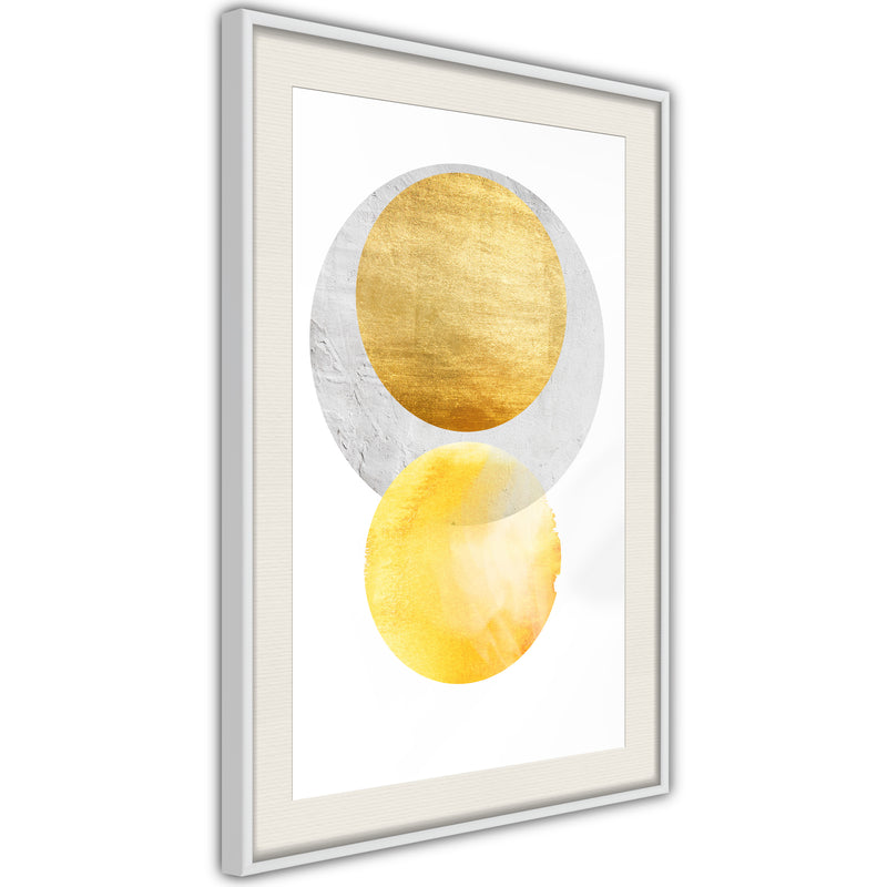 Poster - Eclipse  - wit passepartout