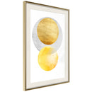 Poster - Eclipse  - goud passepartout
