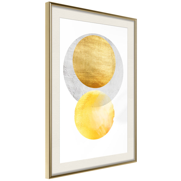 Poster - Eclipse  - goud passepartout