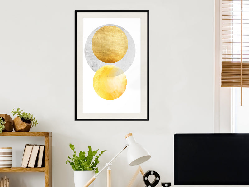 Poster - Eclipse  - zwart passepartout