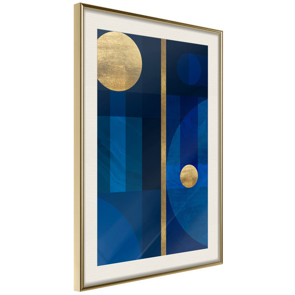 Poster - Two Moons  - goud passepartout