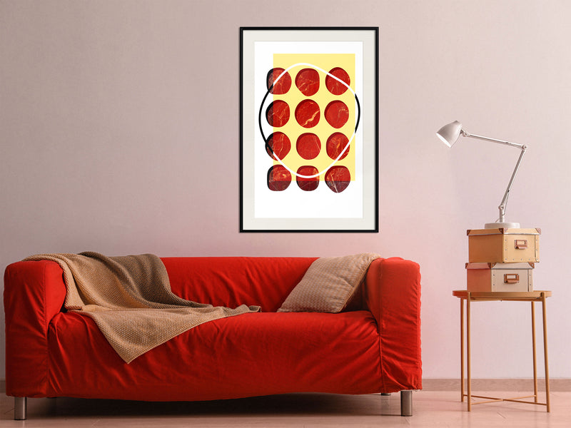 Poster - Carnivore's Dream  - zwart passepartout