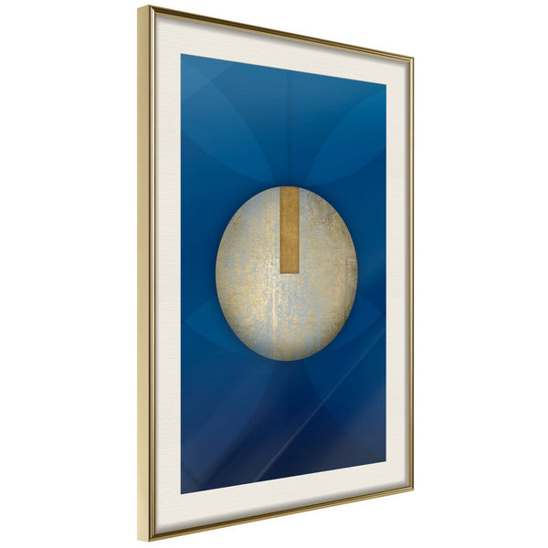 Poster - Mysterious Object  - goud passepartout