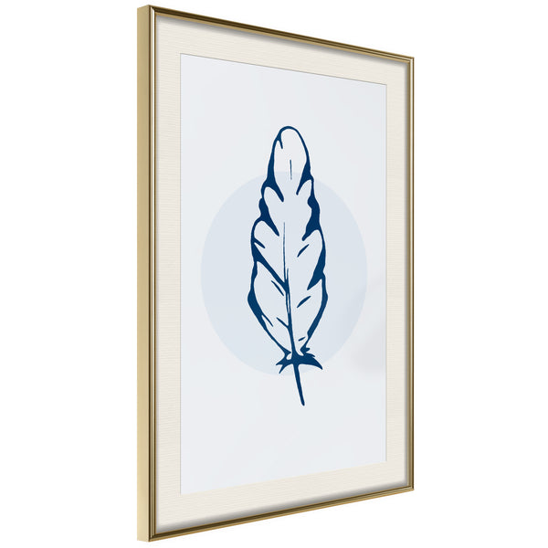 Poster - Lightness II  - goud passepartout