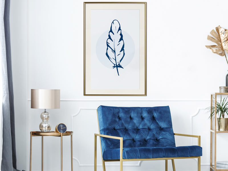 Poster - Lightness II  - goud passepartout