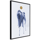 Poster - Waterfall of Colour  - zwart