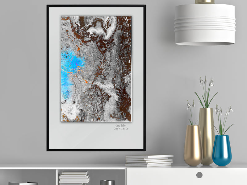 Poster - One Life  - zwart