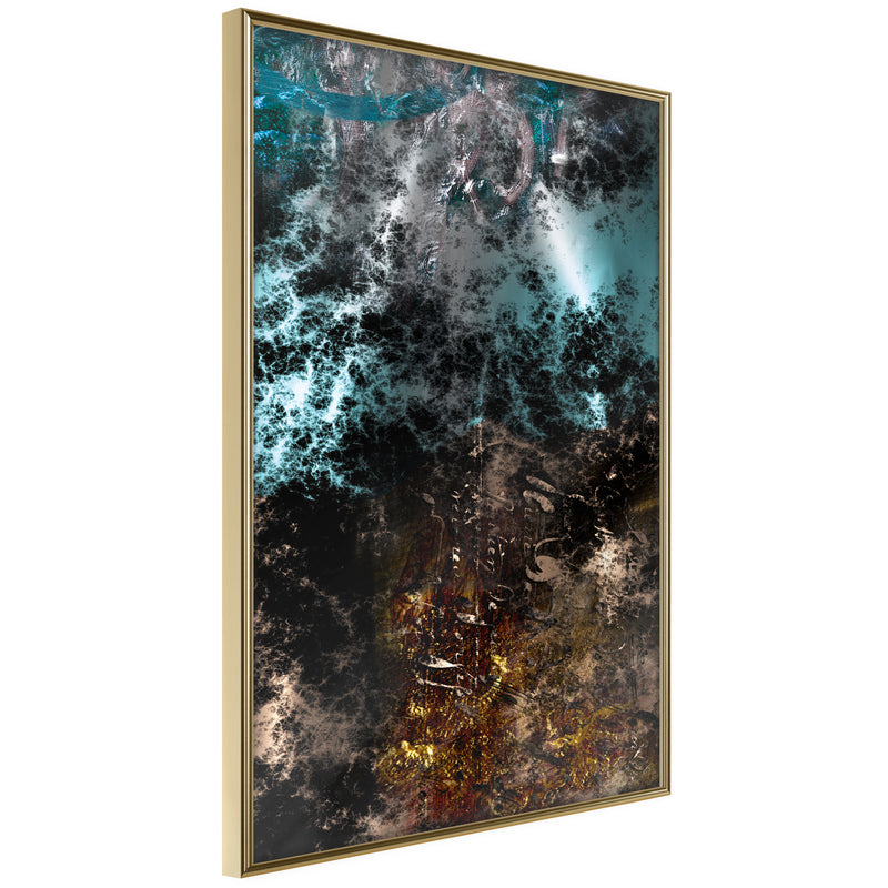 Poster - Dark Matter I  - goud