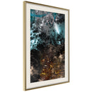Poster - Dark Matter I  - goud passepartout