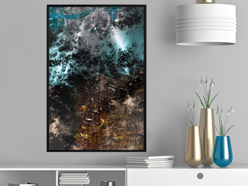 Poster - Dark Matter I  - zwart