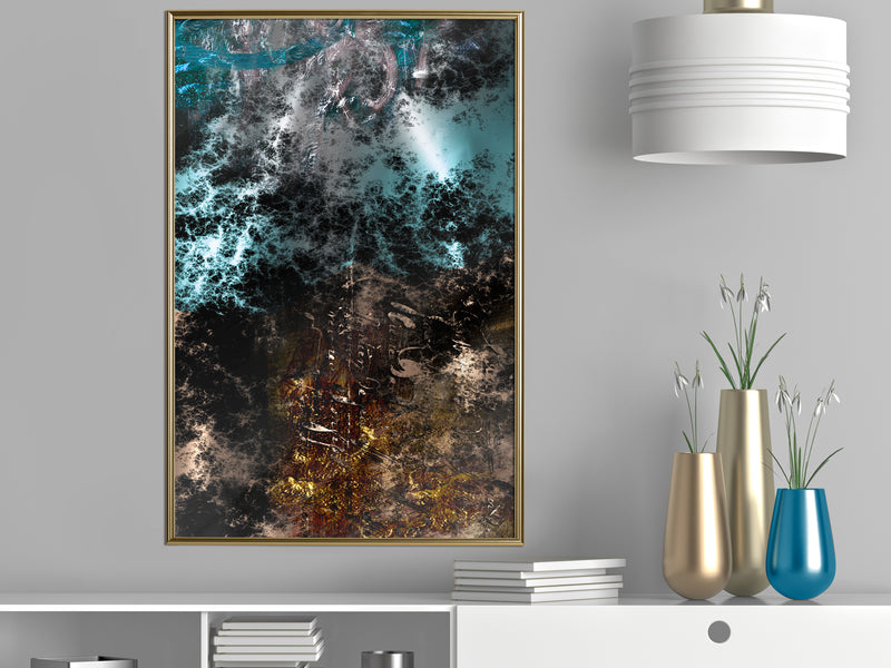 Poster - Dark Matter I  - goud
